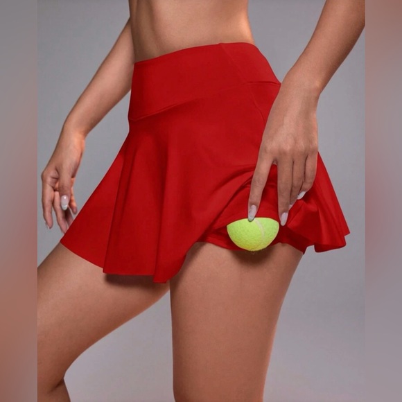 Red Mini Skirt - Picture 4 of 4